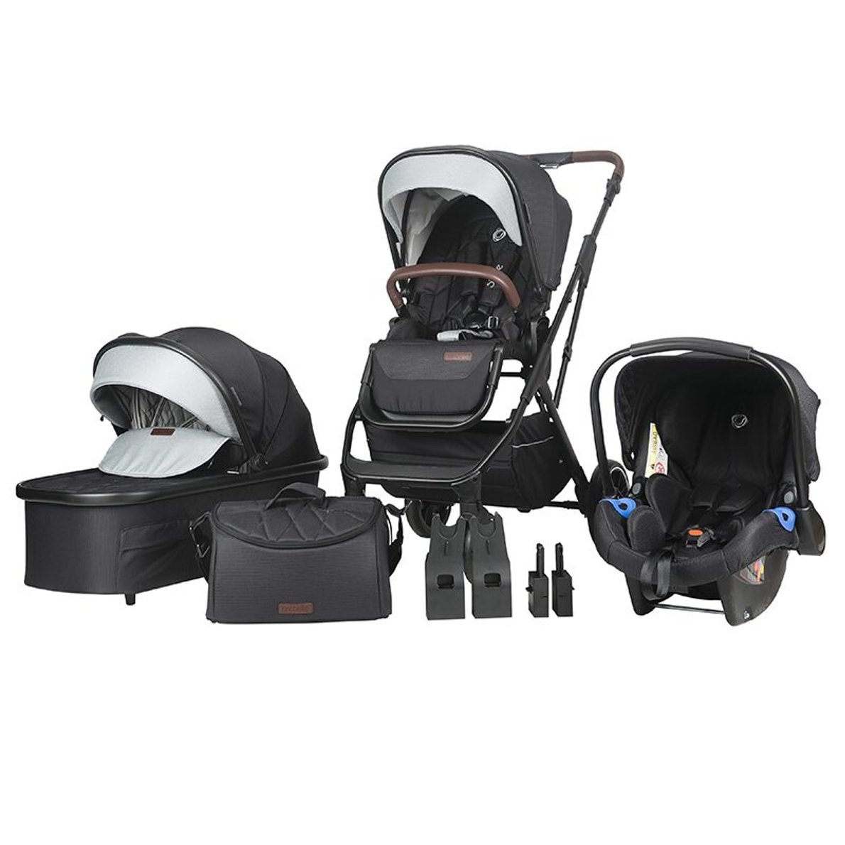 Coccolle Silene 3in1 multifunciós, babakocsi, fekete